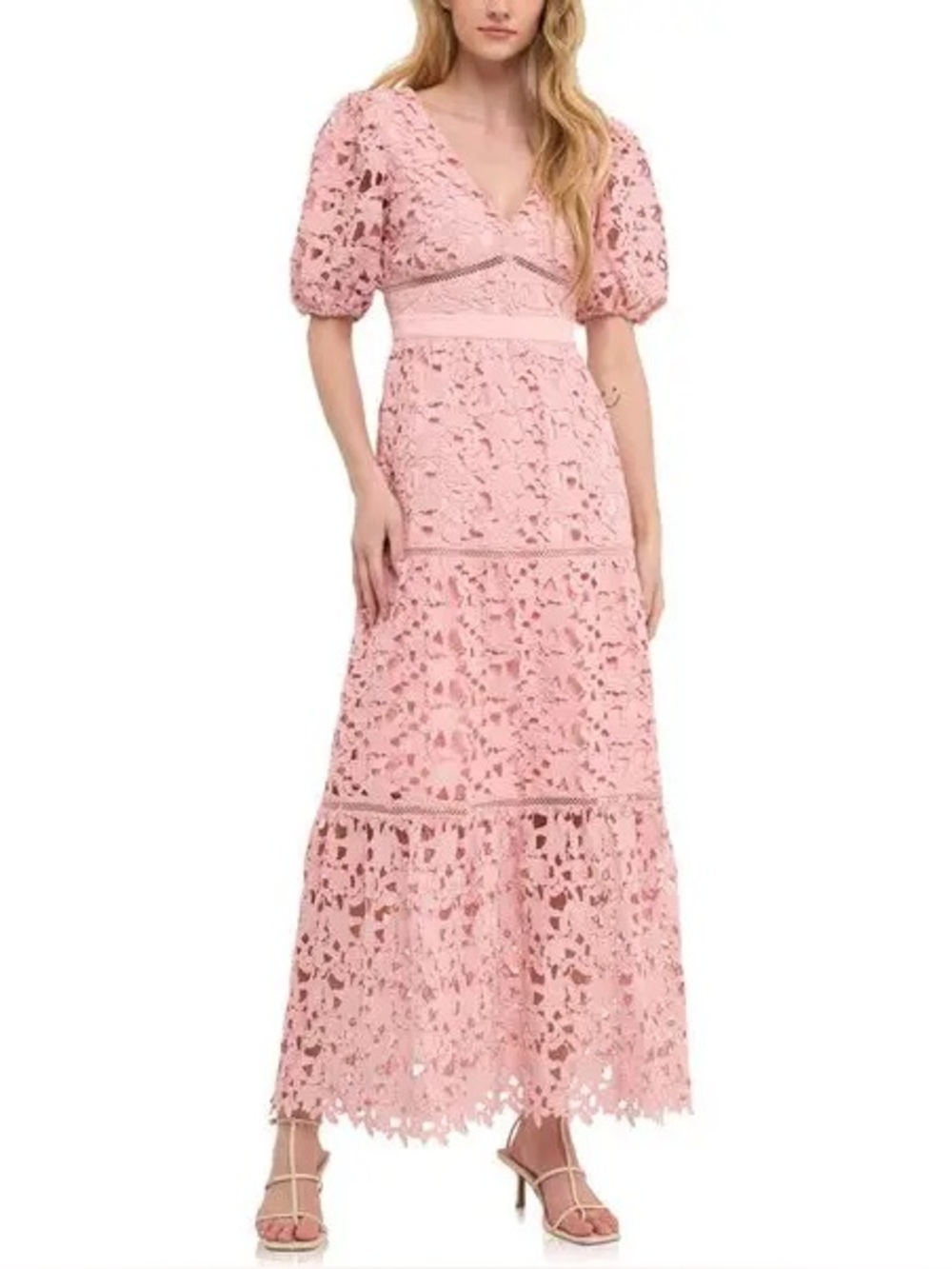 Endless Rose lace maxi dress